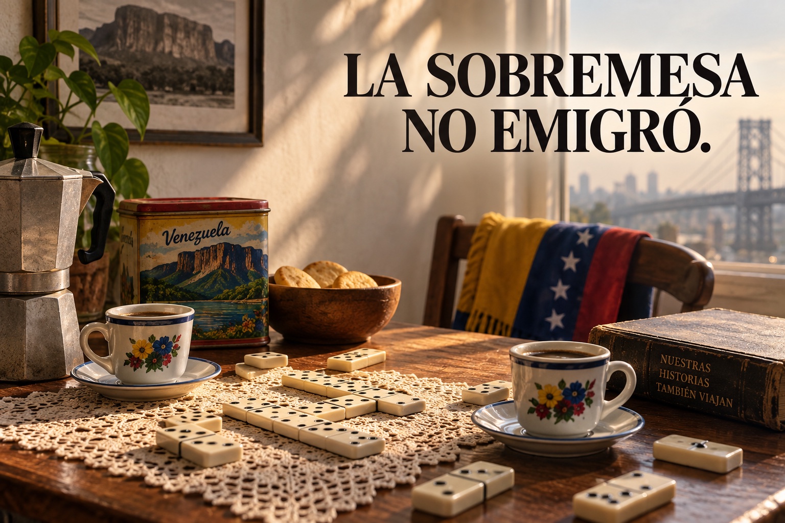 La sobremesa no emigró