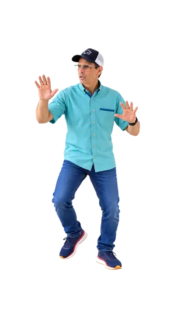 Baile de parodia generado con IA, no es una grabación real